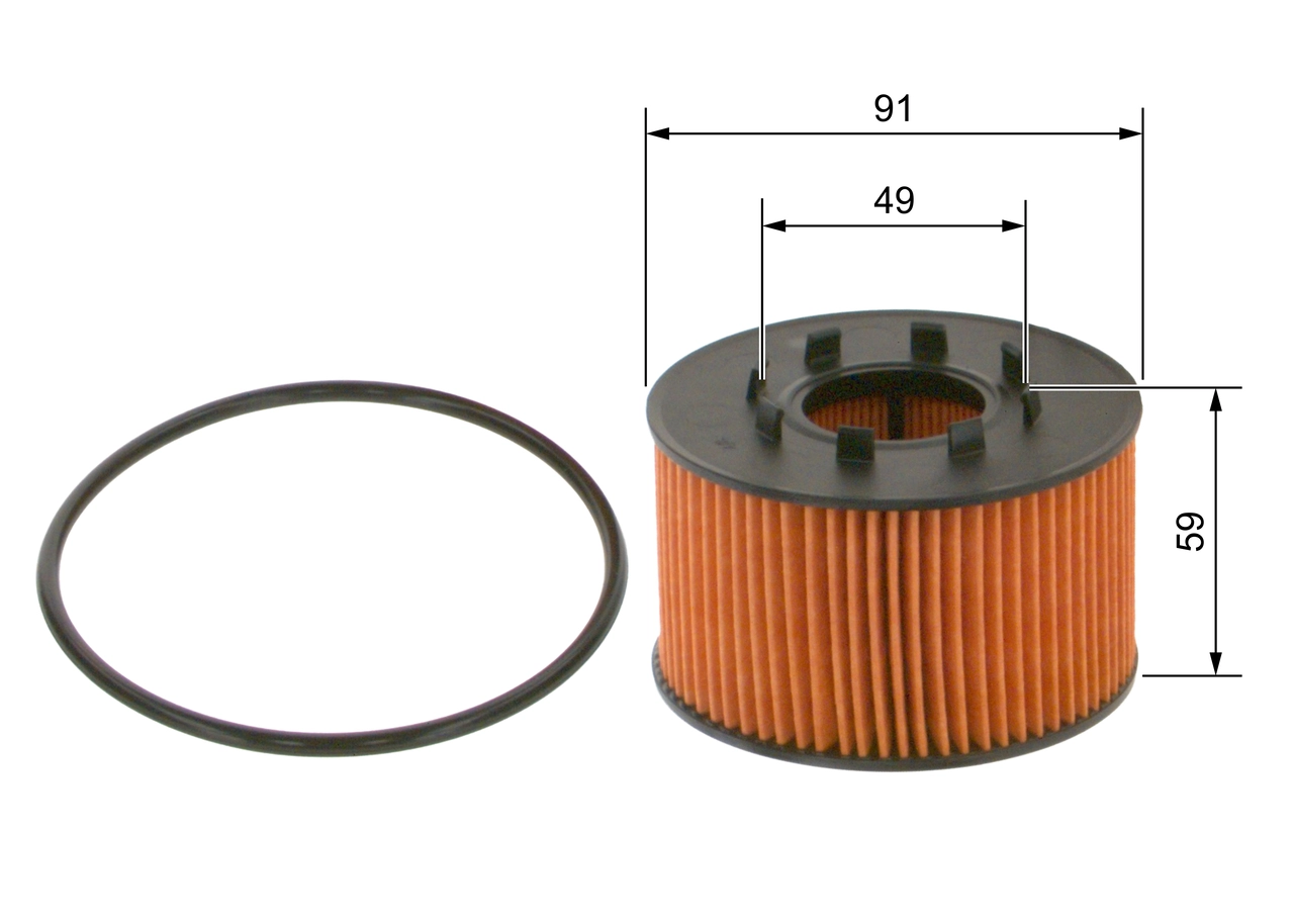 Yag Filtresi Mondeo III V184 2.0TDCI 90PS 00>07 Transit V184 2.4TDCI 120PS / 125PS 01>06 Transit V347 2.4TDCI 100PS / 120PS / 130PS 06>14 | BOSCH 1457429239 | OEM XS7Q 6744 AA 1088179 1088179