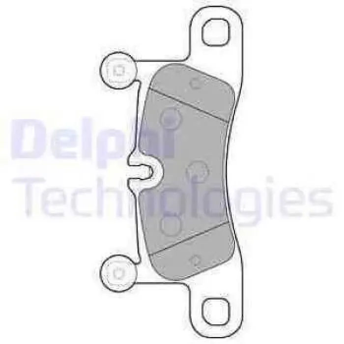 Arka Fren Balatasi Touareg (7P5) 3,6 V6 Fsi / 3,0V6 Tsi Hibrit / 4,2V8 Fsi / 3,0 V6 Tdi / 4,2 V8 Tdi 01 / 10> | DELPHI LP2233 | OEM 7P0698451 7P6698451 95835293900
