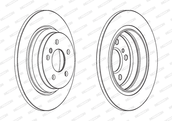 Fren Diski Arka S-Class W221 05>13 C216 06>13 | FERODO DDF1770C | OEM A2214230712