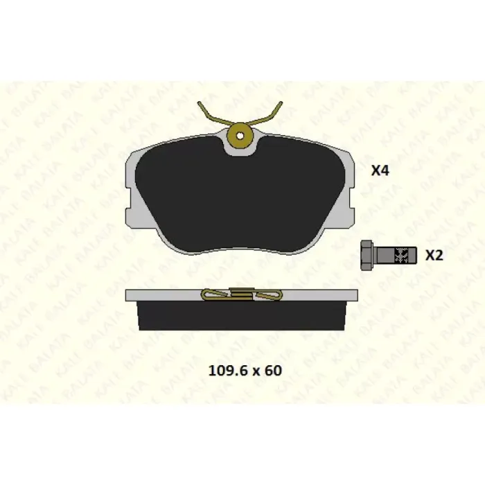 Fren Balatasi On W201 88>93 W124 88>93 S124 85>93 C124 93>97 A124 93>98 | KALE B 20941 193 24 ANS | OEM A0004209920