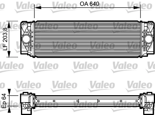 Turbo Radyatoru Crafter Sprinter 3T 3,T5 2,0 / 2,5TDI 06> | VALEO 818732 | OEM 2E0145804 2E0145804 A9065010101 A9065010301 A9065010101 A9065010301