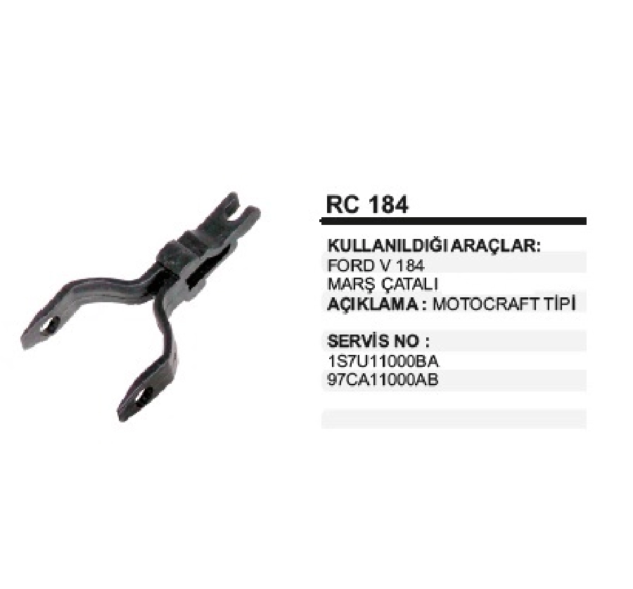 Marş Çatalı Motocraft Tip - Ford V184 | OEM RC184