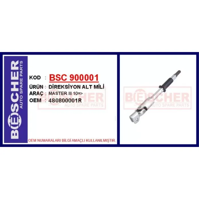 Mafsalli Mil Alt Master III 10> | BSC 900001 | OEM 480800001R