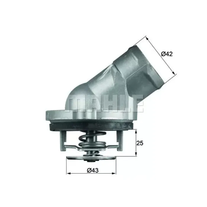Termostat 87 °C (M112) W202 97>00 W203 00>07 CL203 02>08 W210 96>02 W211 02>08 W220 98>05 | MAHLE TI4587D | OEM A1122030275