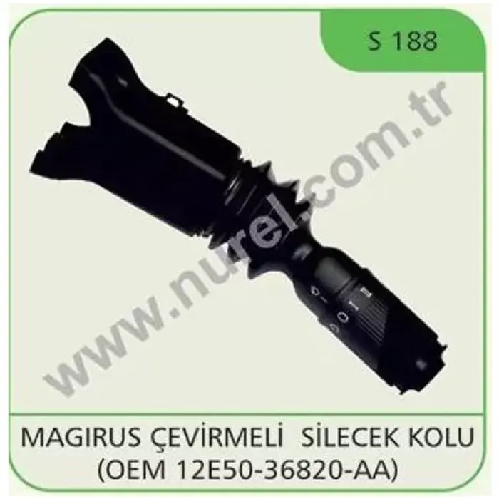 Silecek Kolu Magirus Cevirmeli | NUREL S 188 | OEM 12E50-36820-AA