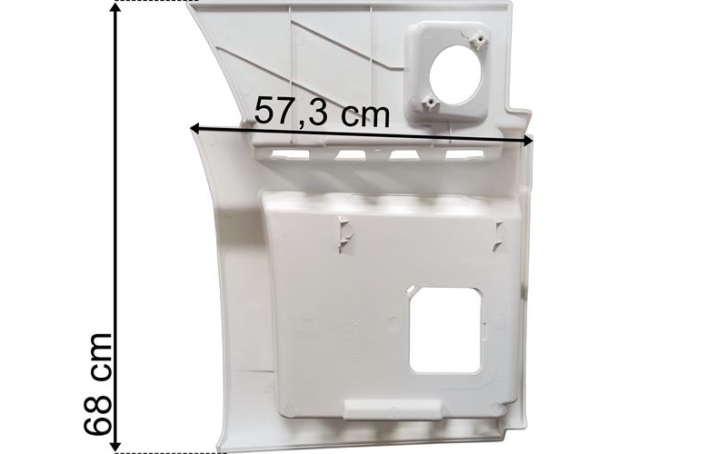 Basamak TGX EURO6 D Beyaz Sol | OEM 81615200067