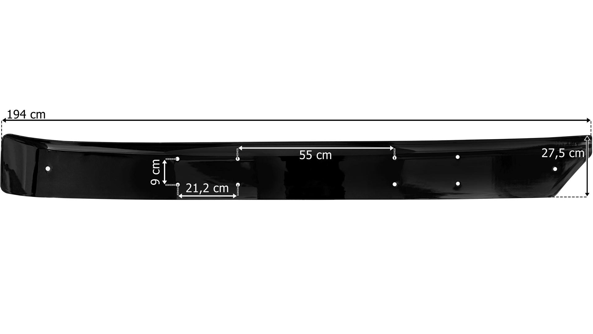 Güneşlik Axor Düz 1840, 3240, 3229 Y.m 2005 Sonrası | OEM 9738110510