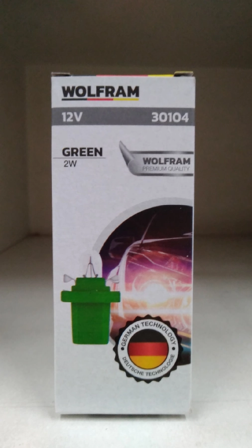 Ampul 12V Mfx 2W BX8.5D Duylu Ampul Yeşil | OEM 30104