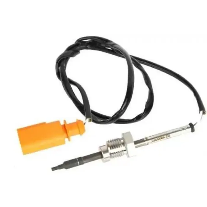 Eksoz Sicaklik Sensoru (Turuncu Soket) Golf 5 6 Jetta Passat Tiguan Scirocco A3 Leon Toledo Superb Octavia Yeti Cayb Cayc | VDO A2C59507002Z | OEM 03L906088AK 03L906088CC