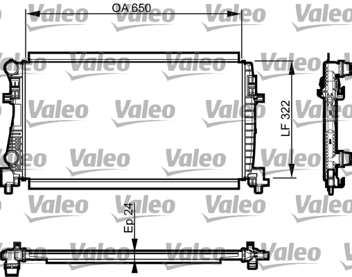 Motor Su Radyatoru Golf VII Octavia Yeti A3 Leon 1,2TSI 1,6TDI 12> | VALEO 735557 | OEM 5Q0121251EB 5Q0121251EB 5Q0121251EC 5Q0121251EC