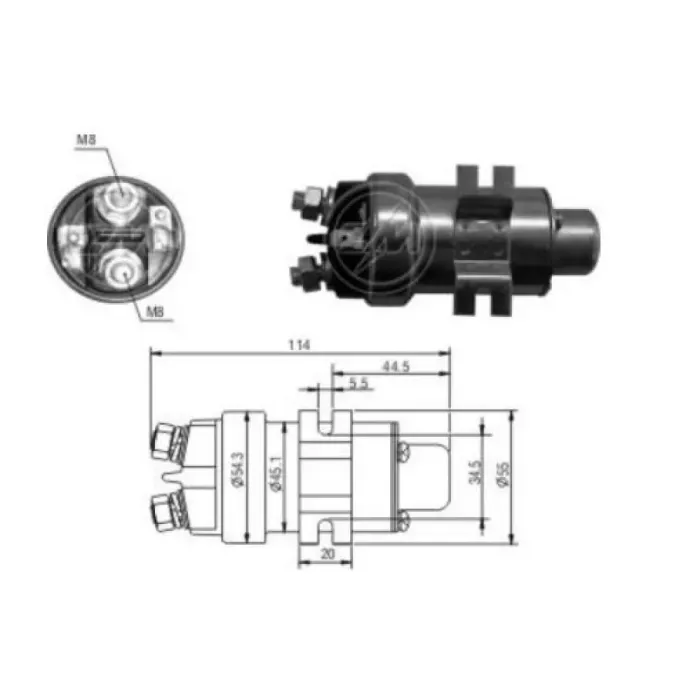 Mars Otomatigi 24V 200A Universal Tip Ara Otomatik Irgat | ZM 0404