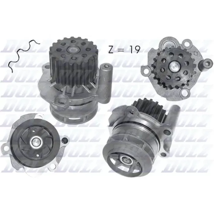 Devirdaim Ford Galaxy 1,9TDCI 00>06 A3 A4 A6 Octavia Super B Beetle Golf 4 Passat Cc Scirocco Sharan Scirocco 1,9TDI / 2,0TDI Avf Avm Bkd Cbab Cbbb Awx Ajm Atj Atd | DOLZ A251 | OEM