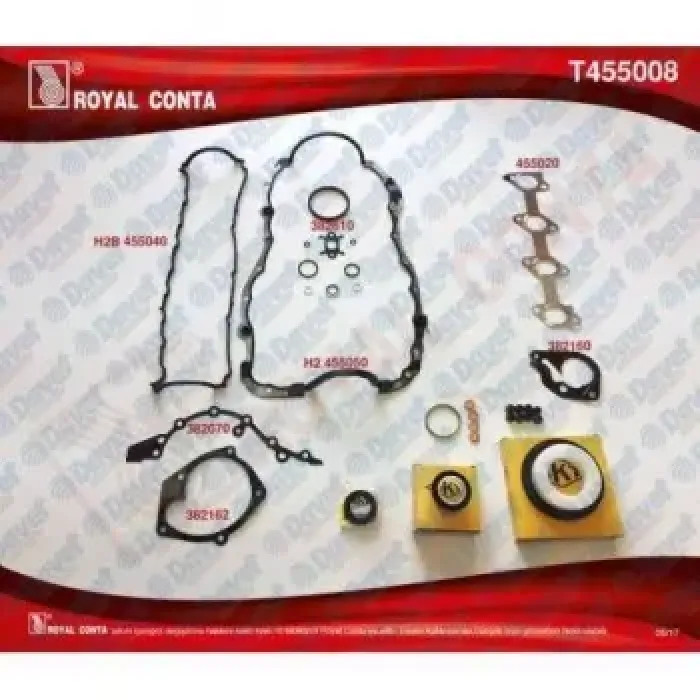 Motor Takim Contasi Skt Keceli Subap Lastikli Skcsiz Megane II Clio III Fluence Scenic II III 1,5DC | ROYAL T455008