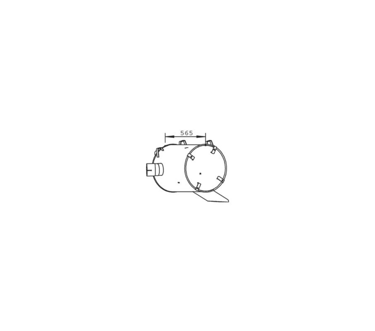 Egzoz Susturucu Axor 2628 | OEM A9404900101