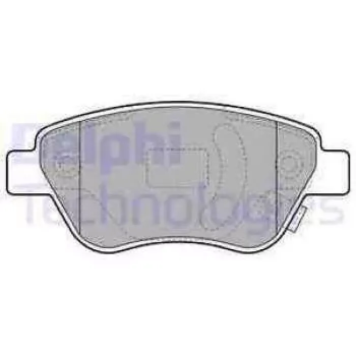 On Fren Balatasi Corsa D Adam (Kucuk Tip) | DELPHI LP1989 | OEM 1605353