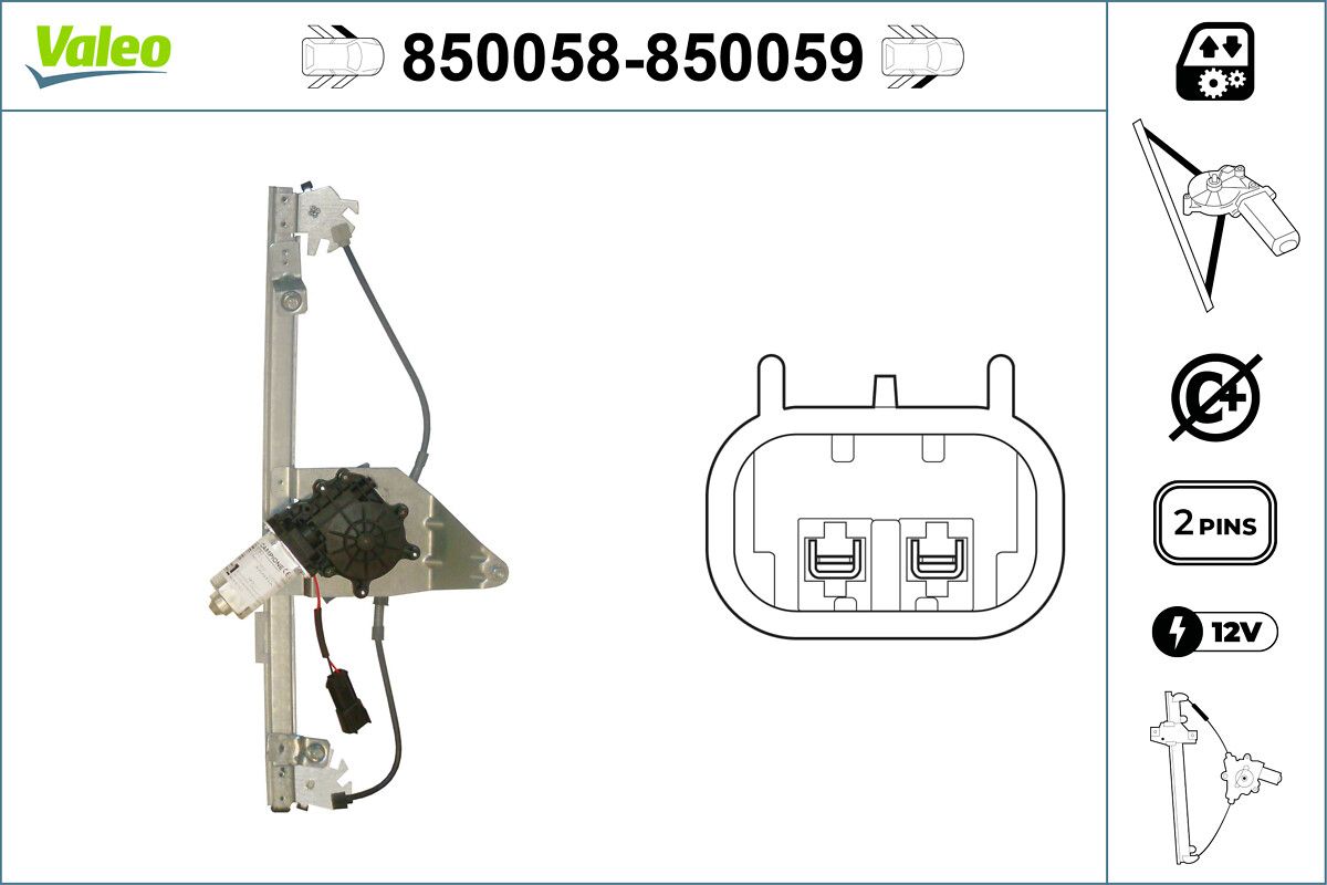Cam Mekanizmasi On Sol Motorlu Xantia 93=> | VALEO 850058 | OEM 9221F8
