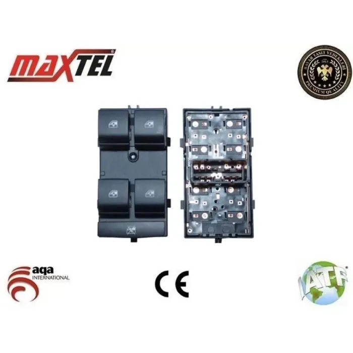 Cam Acma Anahtari Dortlu Sol On Aveo T300 | MAXTEL 18219246 | OEM 95188246