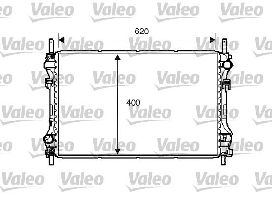 Motor Su Radyatoru Transit V184 2,4TDCI 01>06 Klimasiz | VALEO 734293 | OEM 4374556 4374556 YC158005HA YC158005HA