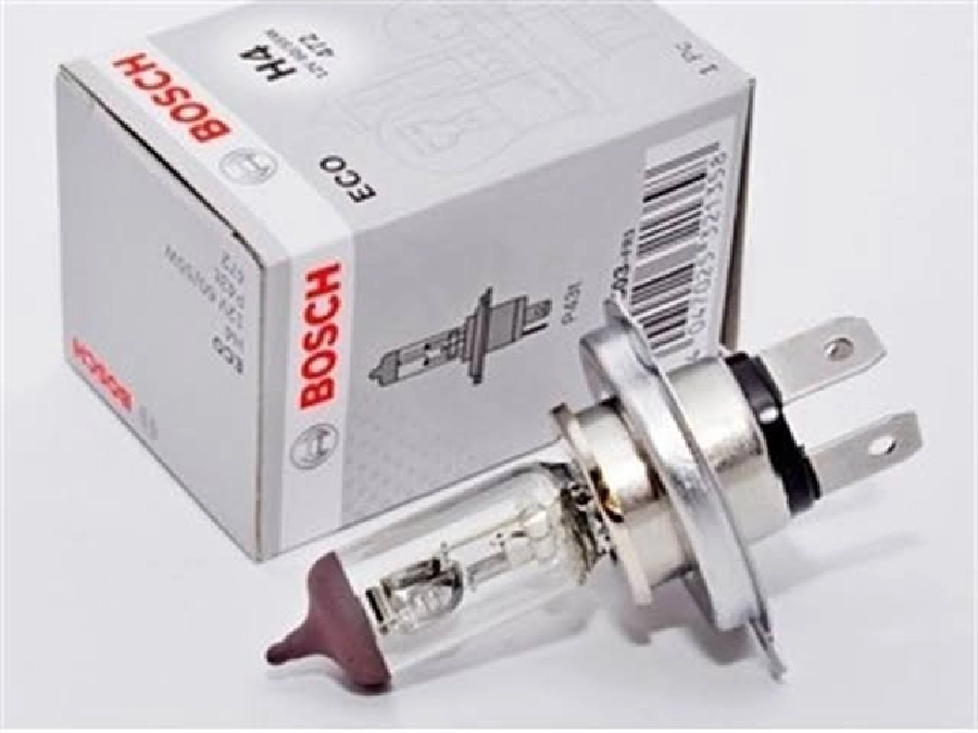 12V Standart H4 Ampul 55, 60W Tırnaklı P43T | OEM 1987302803