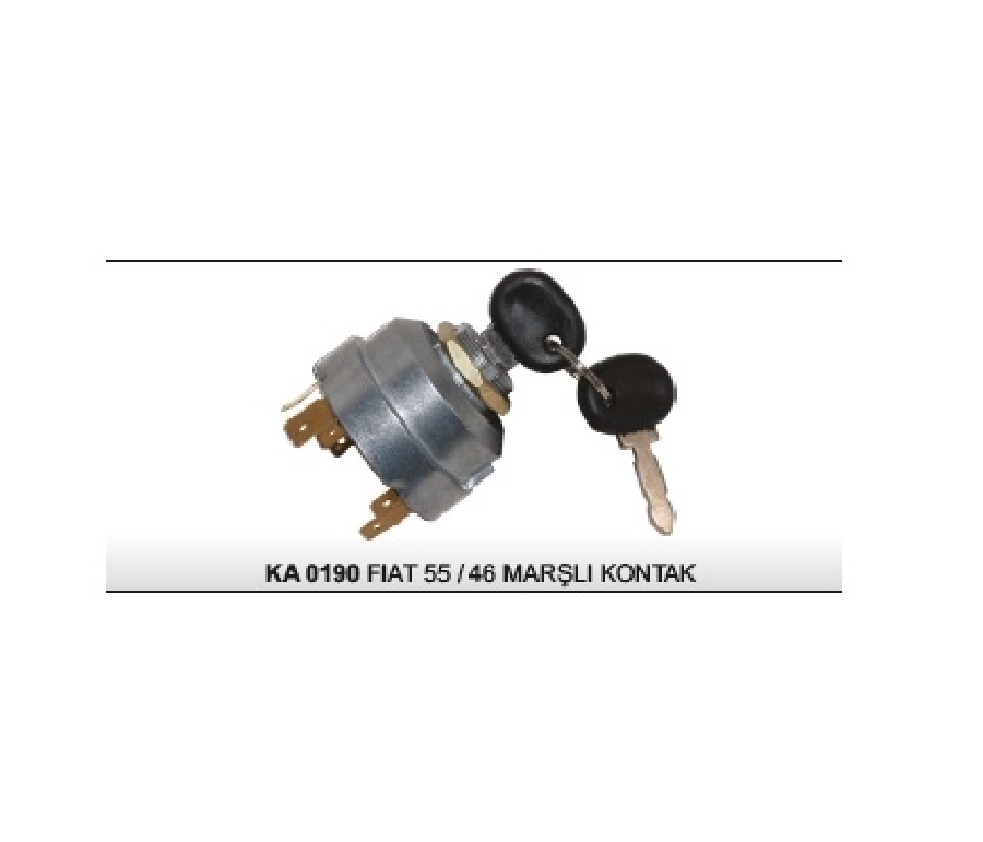 Kontak Anahtarı - Fiat Traktör (55-65, 46, -50-60-70, 56), Alçelik, Tümosan Tr.-Yağmur Tarım Tr | OEM KA0190