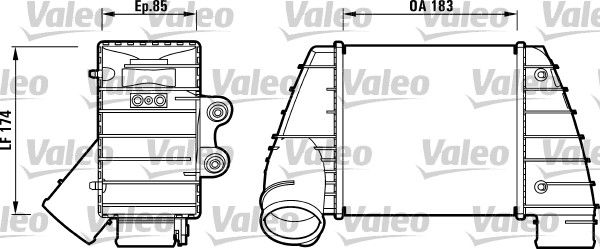 Turbo Radyatoru Audi Tt | VALEO 817487 | OEM 8L9145806B