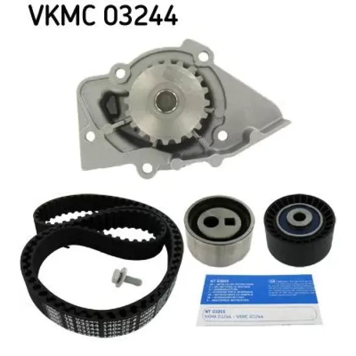 Triger Set+Su Pompasi (Devirdaim) Partner Berlingo Jumpy 2 Xsara 2 P206 P306 Scudo 2 Expert DW8 / DW8B (140 Dis Kayis) | SKF VKMC03244 | OEM 0831R7-081693-082959-083028-083031-1611897980