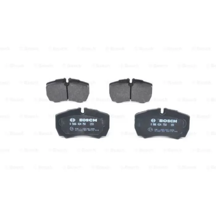 Arka Fren Disk Balata Ford Transit V347 Jumbo 3,2TDCI 200PS 07>14 Arka Çift Teker / Iveco Daily 3 29 L 14 4 / 5 99> | BOSCH 0986424750 | OEM 2991667 42470841 42555406 42560080 42561101