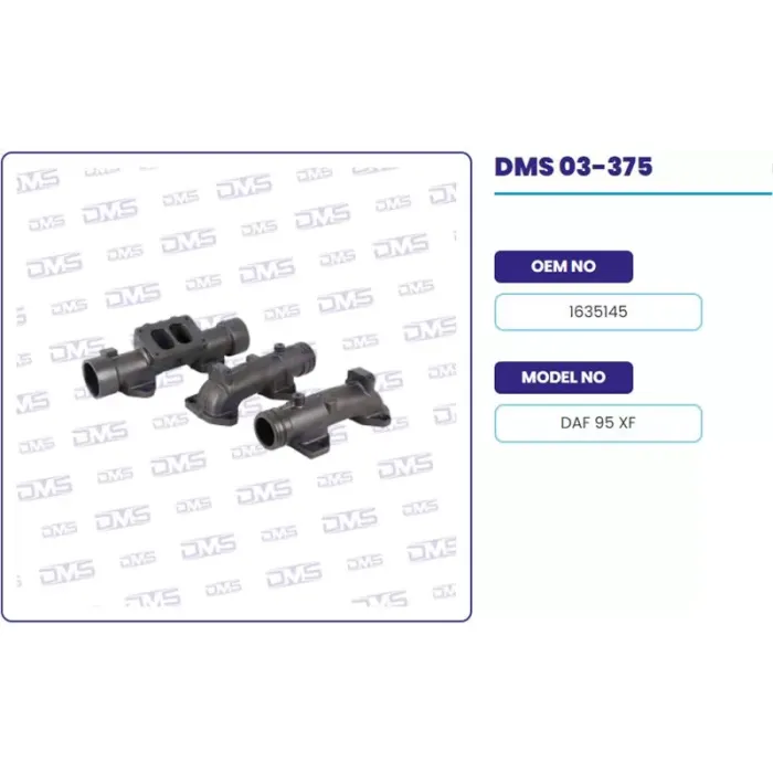 Egzoz Manifoldu Takim Komple DAF 95 XF | DEMOSAN 03-375 | OEM 1373636 1395191 1635145