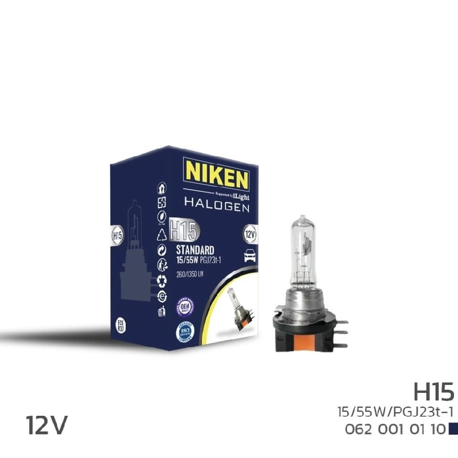 Ampul H15 15W, 55W Halojen Ampul PGJ23t-1 (12V) | OEM 0620010110