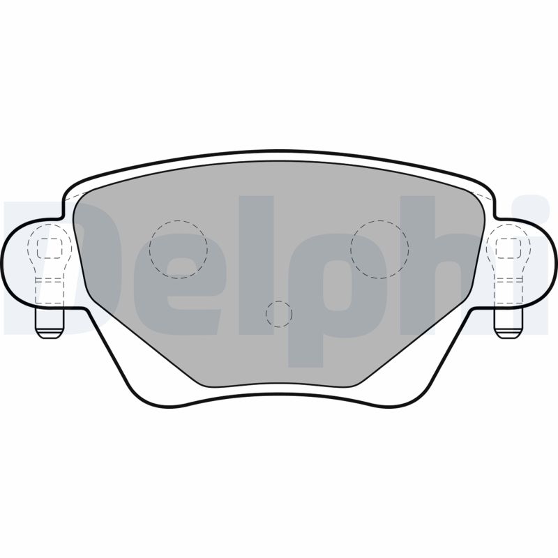 Arka Fren Balatasi Mondeo 3 00>04 Jaguar 10 Type S Type Xj Type 03>09 | DELPHI LP1682 | OEM 1S7J 2M008 BA 7701207187
