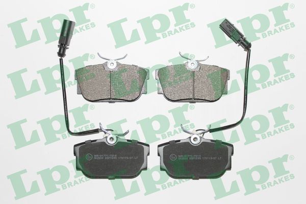 Arka Fren Balatasi (Kablolu) Sharan Alhambra Transporter T4 99>03 Galaxy 1,9TD 00>06 Mondeo 3 ST220 02>07 | LPR 05P1699 | OEM 7D0698751F