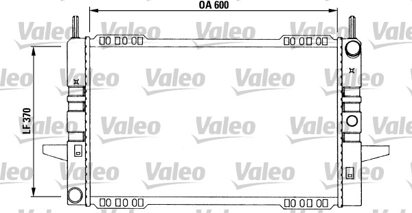 Motor Su Radyatoru Sierra 2,9 Efi 87>93 Olcu: , (39 X 370×600) | VALEO 730968 | OEM 1647739 1647739 1647740 1650772 1647740 1650772