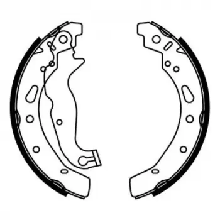 Arka Fren Balatasi Pabuc Fiesta 6 08 /> Mazda 2 07> | BRAXIS AC0086 | OEM 8V51 2200 AB 1695033