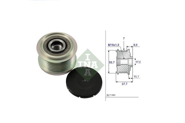 Alternator Kasnak Rulmanli Transit V184 2.4 Tdci 00>06 Alternator OEM No Icin 2C1T10300BA Wai-91266 / Wut-91266 | PARS PRS-SH-007030 | OEM 2C1T 10300 BA 4461712