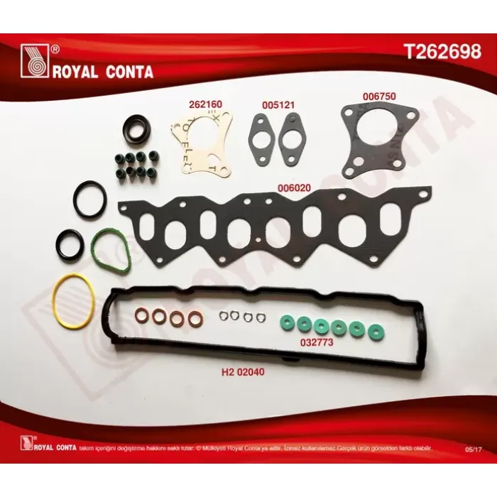 Ust Takim Contasi Kangoo Clio R19 21 1,9TD Skt Kece | ROYAL T262698 | OEM 7701462816 7701462816 7701465195 7701466407 7701465195 7701466407