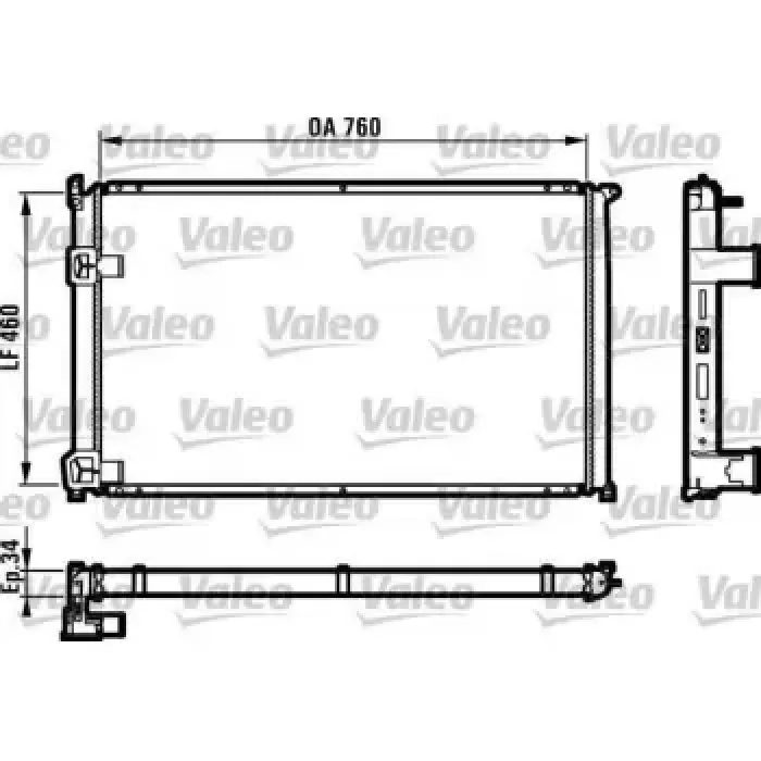 Motor Radyator Master II 2,5D 98 01 | VALEO 732063 | OEM 7701043670 7701043670 7701046209 9161436 7701046209 9161436