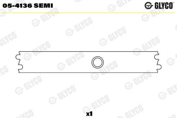 Pi̇ston Kol Burcu 50 Mm Konik MAN TGA 18.480 D2876 02> 18.460 D2876 00> Tek Adet | GLYCO 55-4832SEMI | OEM 51024051028