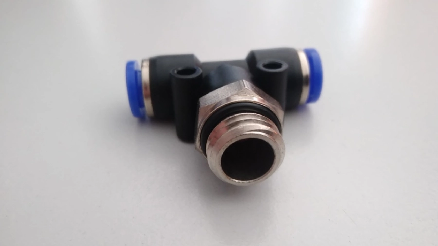 Hava Jakı Metrik Orta Bacak Tee 06-12*1,5 (Pls. Fit.) | OEM EPB06-12