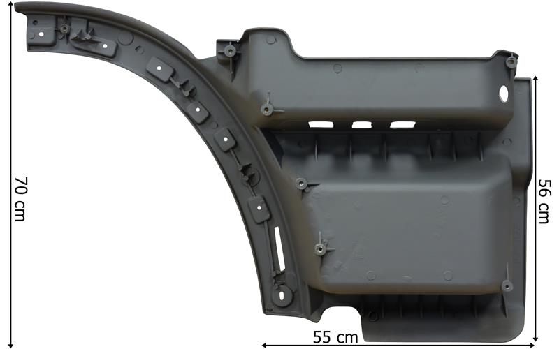 Basamak Komple Actros MP2, MP3 Sol (Fiber-Boyasız) | OEM 9436600101