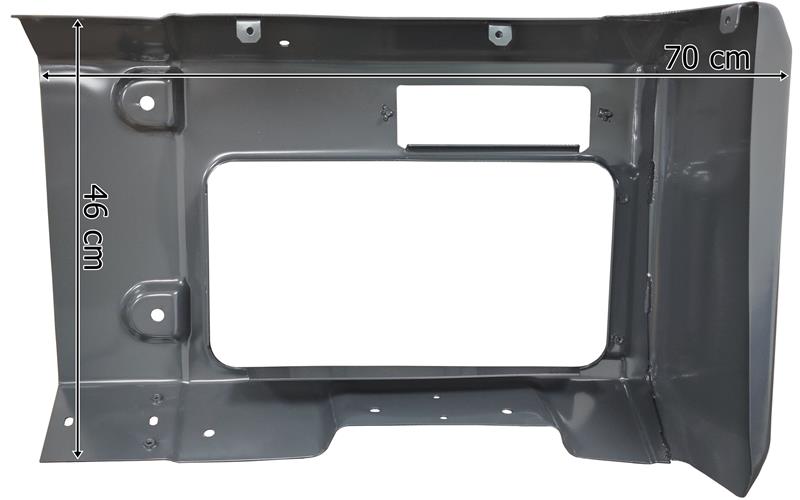Ön Metal Tampon Iveco Eurotrakker Sol | OEM 98480269