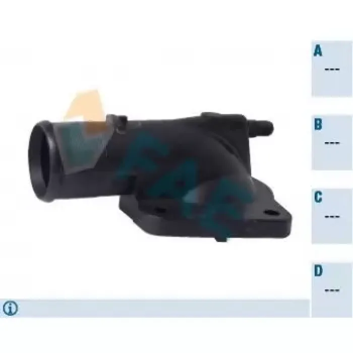 Termostat Kapağı Partner 2 Berlingo 2 406 607 C4 C5 Xsara Xsara Picasso DW10TD 2.0HDI 8V | FAE 54310 | OEM 1336P9