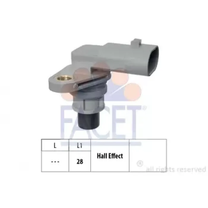 Krank Mil Konum Sensoru Alfa Romeo 159 Giulia Giulietta 2.0 Jtdm Mito 1.6 Spider Stelvio | FACET 9.0626 | OEM 68093400AA