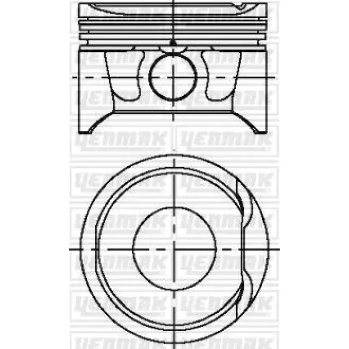Motor Piston Segman Megane Clio Kangoo Laguna Scenic 1,6 16V K4M (79,50MM) / (Std) | YENMAK 31-04171-000 | OEM 7701474854 7701474855 7701474856