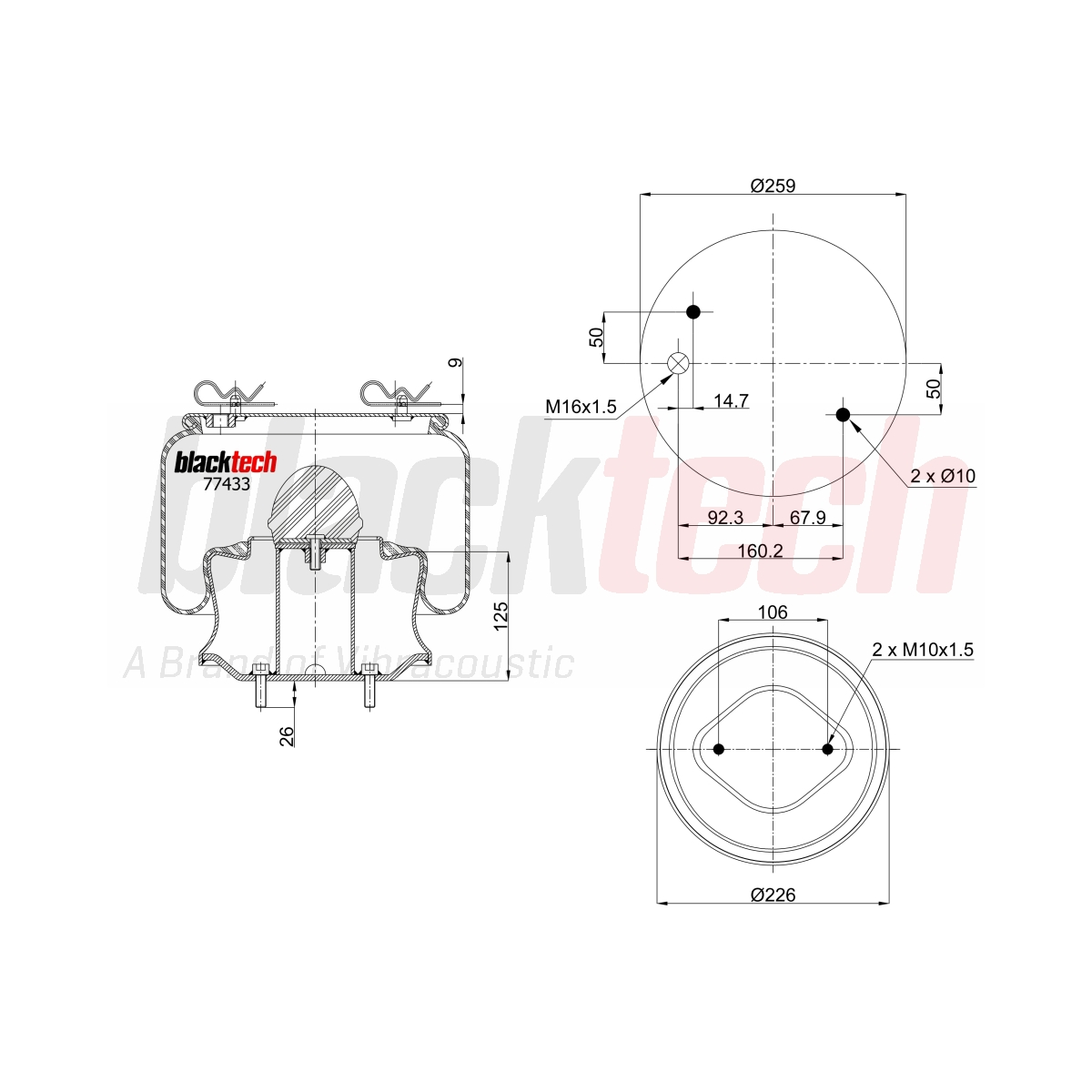 Körük Komple Metal Pistonlu | OEM 21097433