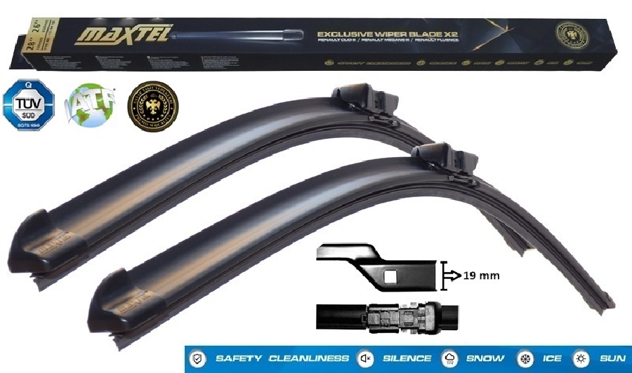 Silecek Muz 32" + 28" 800mm + 700mm Opel Zafıra C Tourer 01.2012 ve sonrası Citroen C4 Spacetourer B78 04,2018 ve sonrası C | OEM 12107304
