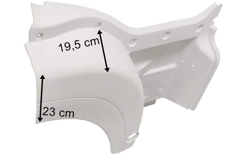 Marşpiyel MAN TGS Beyaz Astarlı Sol | OEM 81615100492