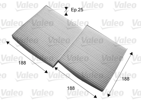 Polen Filtresi Bmw X3 F25 X4 F26 10> | VALEO 715714 | OEM 64312284827 64312284827 64319237158 64319312316 64319237158 64319312316