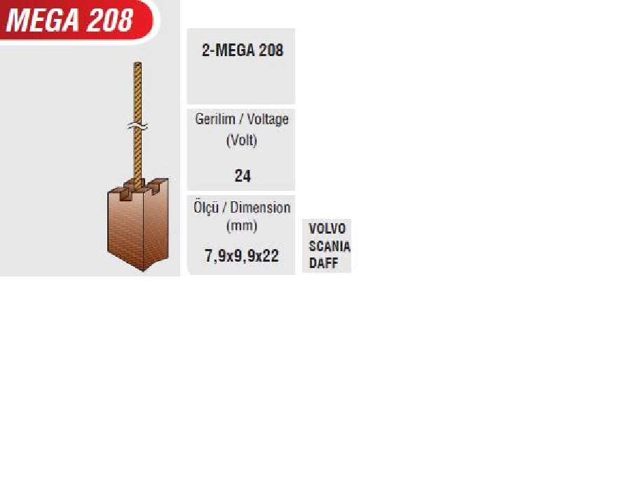 Klima Kömürü | OEM MEGA208