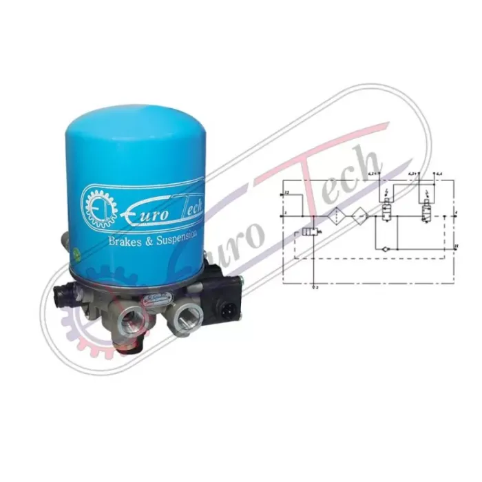 Hava Kurutucu Filtresiz (13 Bar) - Volvo Fh-Fh 2-Fm/Scania/DAF | EUROTECH 326.300.0 | OEM 4324250040 21620172 20700794