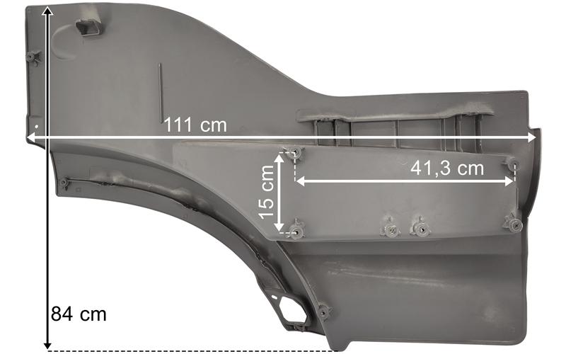 Basamak Komple Arocs Sol Deliksiz (Fiber) | OEM 9616665001
